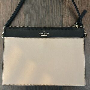 Kate Spade Cameron Street Clarise crossbody bag tusk and black